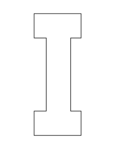 Letter I Tracing Shape Pdf, Free Vectors File
